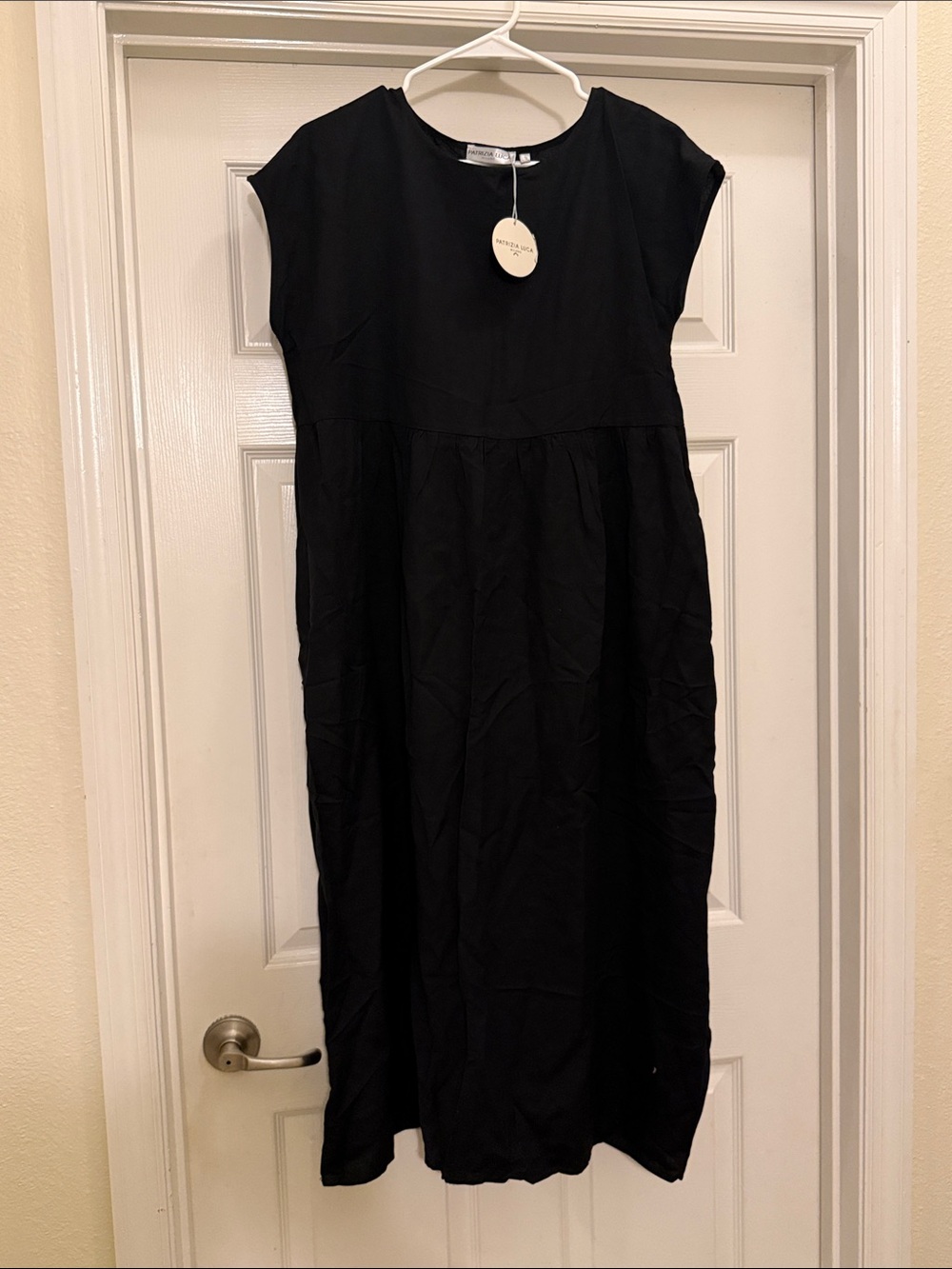 Black Women's Midi Dress -Patrizia Luca